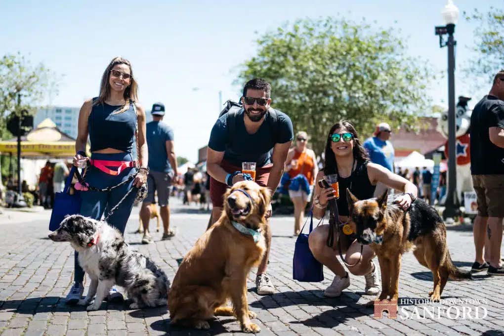 Pints and Paws event in Sanford, FL